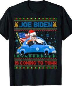 Santa Joe Biden Happy 4th of July Ugly Christmas Sweater 2022 Shirt