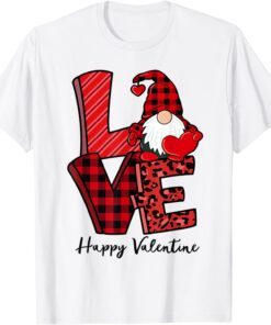 Love Gnome Valentines Day, Love Valentine Gnomes Heart Tee Shirt