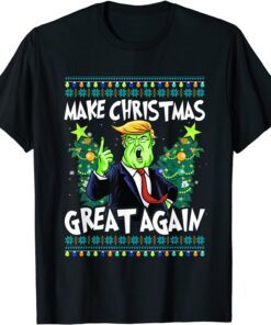 Make Christmas Great Again ELF Trump Christmas Tee Shirt