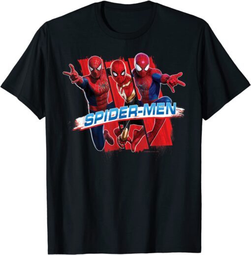 Marvel Spider-Man No Way Home Spider-Men Tee Shirt