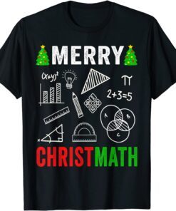 Math Christmas Shirt Merry Christmas Math Teacher Tee Shirt