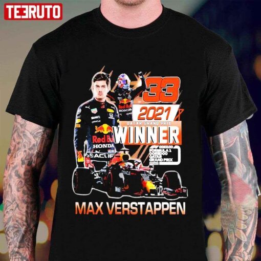 Max Verstappen 33 Champion 2021 Tee Shirt