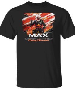 Max Verstappen 33 World Champion F1 2021 Tee Shirt