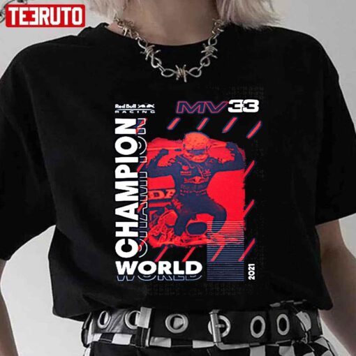 Max Verstappen Champion 2021 Tee Shirt