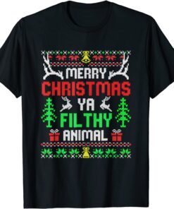 Merry Christmas Animal Filthy Ya 2022 Tee Shirt