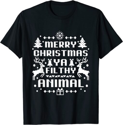 Merry Christmas Animal Filthy Ya T-Shirt