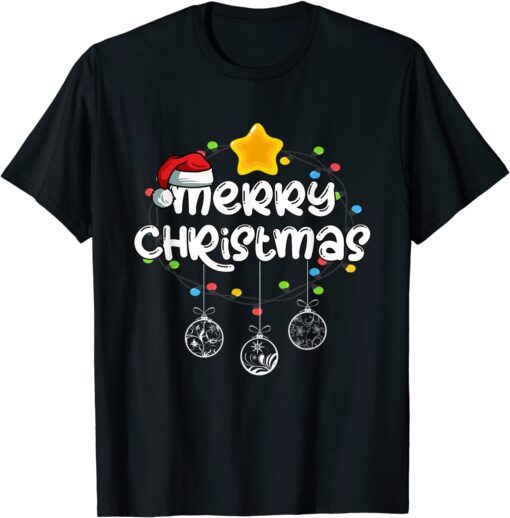 Merry Christmas Cool Family Christmas Cute Xmas Tee Shirt