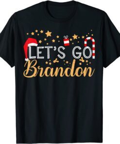 Merry Christmas Let's Go Branden Brandon Conservative Tee Shirt