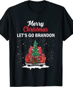 Merry Christmas Let’s Go Branson Brandon Red Truck Tee Shirt