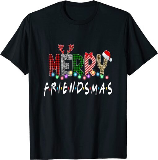 Merry Friendsmas Friends Christmas Matching Xmas Tee Shirt