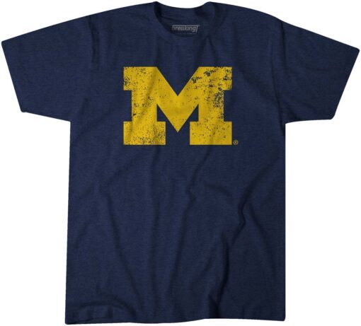 Michigan Block M Tee Shirt