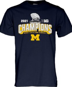 Michigan Wolverines 2021 Big Ten Conference Football Tee Shirt