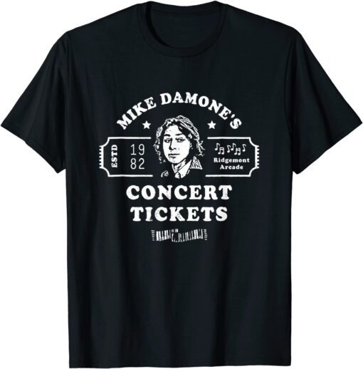Mike Damone's Concert Tickets 1982 Tee Shirt