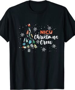 Nicu Nurse Intensive Care X-mas Lights For A Nurse Christmas Tee Shirt