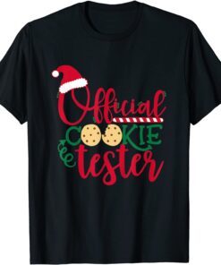 Official Cookie Tester Baking Crew Matching Christmas Tee Shirt