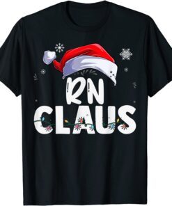 RN Registered Nurse Claus Christmas Matching Costume Tee Shirt