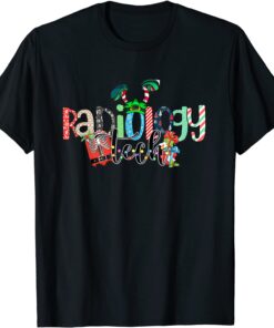 Radiologist Santa Technician Christmas Radiology Tech Elf T-Shirt