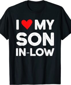 Red Heart Love Son-In-law Tee Shirt