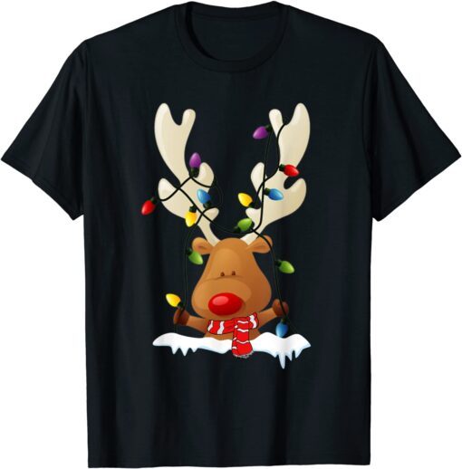 Reindeer Merry Christmas 2022 Tee Shirt