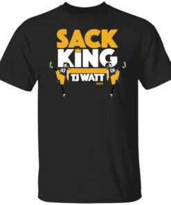 Sack king TJ Watt Tee shirt