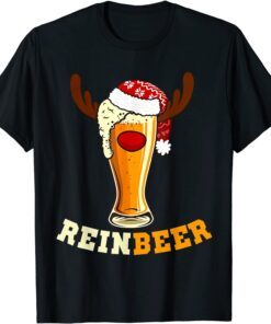 Santa Christmas Most Wonderful Time For A Beer Lovers Tee Shirt