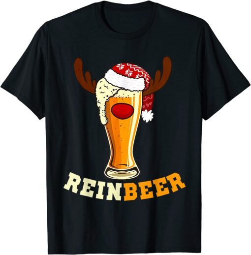 Santa Christmas Most Wonderful Time For A Beer Lovers Tee Shirt