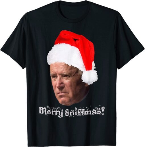 Santa Joe Biden 2021 Christmas Satire Design Pro Trump Tee Shirt