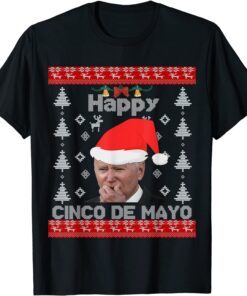 Santa Joe Biden Cinco De Mayo, Nacho Ugly Christmas Sweater T-Shirt