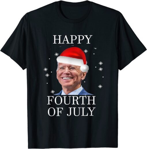 Santa Joe Biden Happy 4th Of July Tee Shirt