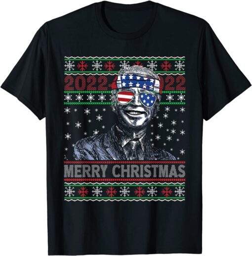 Santa Joe Biden Happy New Year Tee Shirt