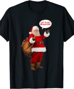 Santa Let's Go Brandon Tee Shirt