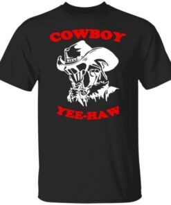 Shark Robot Merch Cowboy Yeehaw Tee Shirt