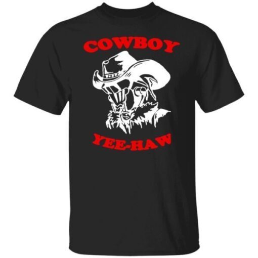 Shark Robot Merch Cowboy Yeehaw Tee Shirt