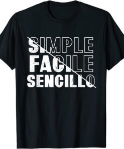 Simple Translate To French and Spanish Tee Shirt