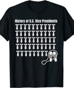 Sneaker & Pearls History of US Vice Presidents Kamala Harris Tee Shirt