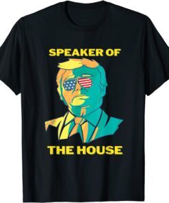 Speaker Of The House 2022 Vintage USA Flag Sunglasses Tee Shirt