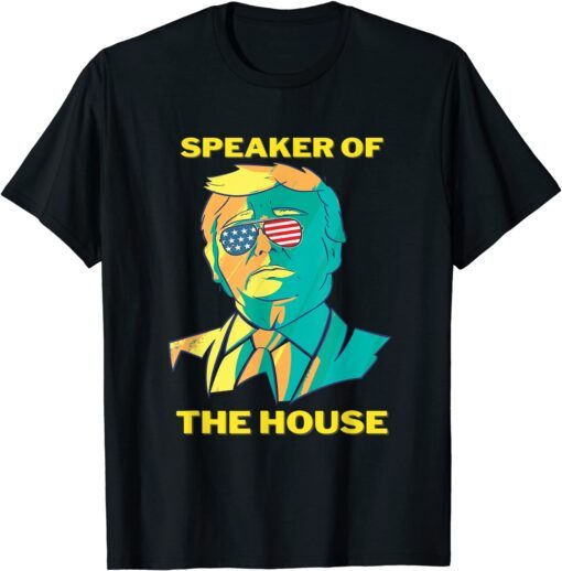 Speaker Of The House 2022 Vintage USA Flag Sunglasses Tee Shirt