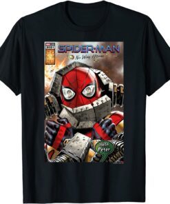 Spider-Man No Way Home Hello Peter Comic Cover T-Shirt