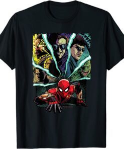 Spider-Man: No Way Home Spider-Man and Foes Tee Shirt