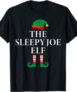 The Sleepy Joe Elf Anti Biden Matching Family Pjs Christmas Tee Shirt