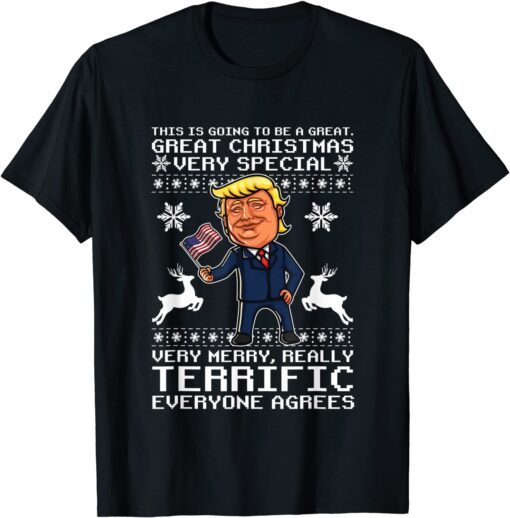 This Is Going To Be A Great Christmas Santa Trump X-mas Tee Shirt