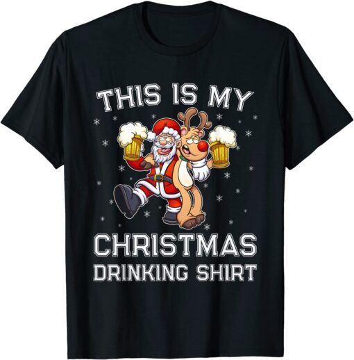 This Is My Christmas Drinking Tee Shirt