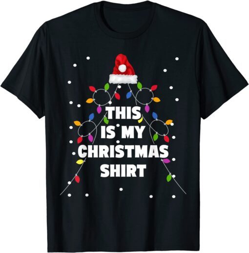 This Is My Christmas Pajama Christmas Cute Awesome Tee Shirt