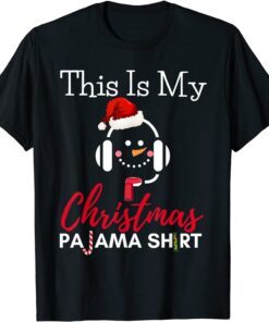 This Is My Christmas Pajama Gamer Video Games Gaming Tee Shirt