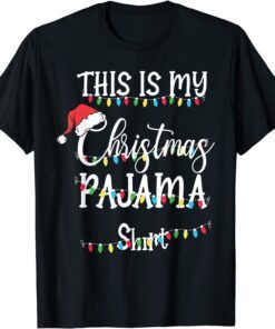 This Is My Christmas Pajama Merry Xmas Family Tee Shirt