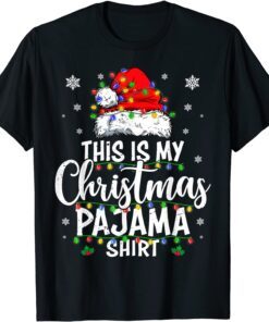 This Is My Christmas Pajama Shirt Lights Tee Shirt