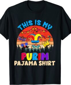 This Is My Purim Pajama Shirt Mardi Gras Lover Tee Shirt