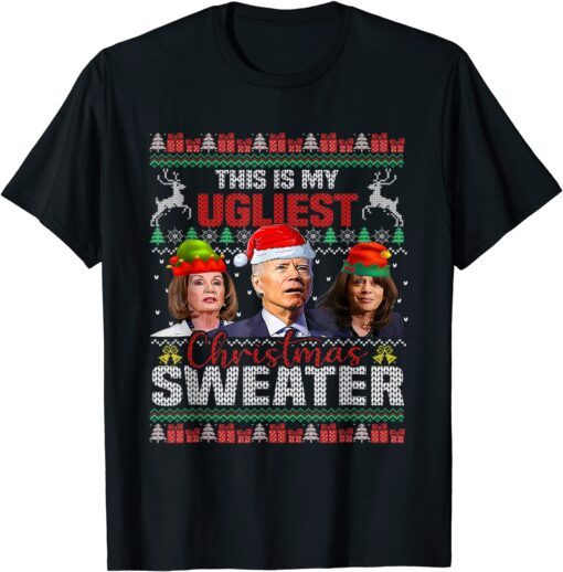 This Is My Ugliest Christmas Xmas Tee Shirt