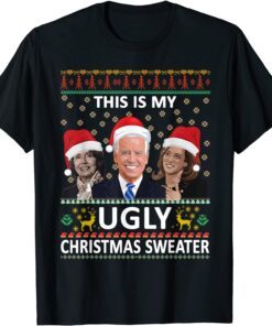 This Is My Ugly Christmas Anti-Biden Sweater Tee Shirt