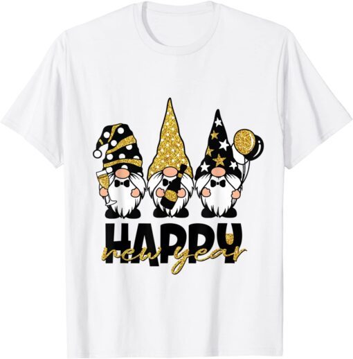 Three Gnomes Happy New Year 2022 Year of the Tiger Tee Shirt